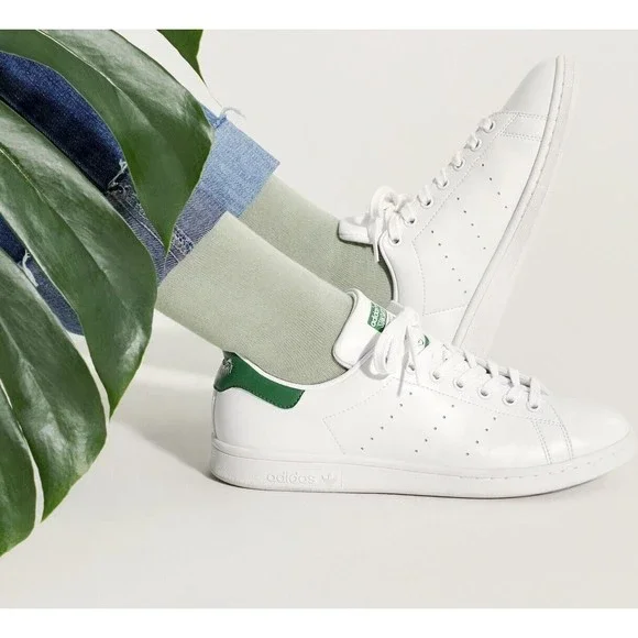 adidas gazelle silver green womens Adidas Stan Smith M20324 Mens White Casual Lace Up Lifestyle Sneakers main image 1